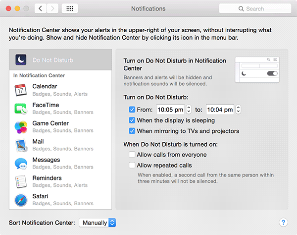 preventalerts-dnd disable Mac notification alerts - dnd