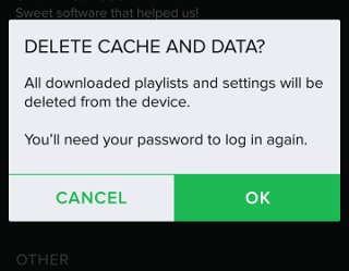 You can delete the cache on your Android device.