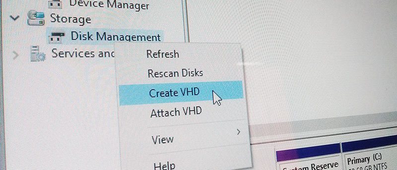 How to Create VHD (Virtual Hard Disk) in Windows