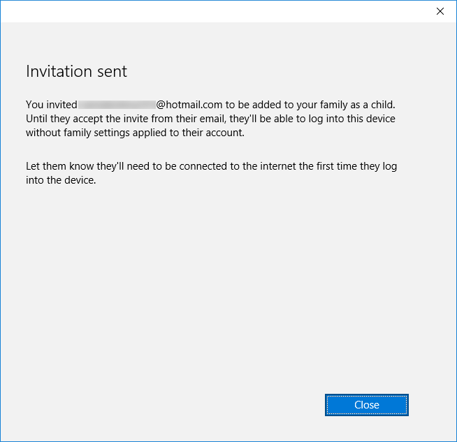 microsoft-family-invitation-sent