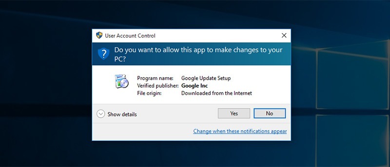 Why You Shouldn't Disable User Access Control Feature in Windows
