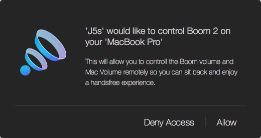Boom -mte- allow access