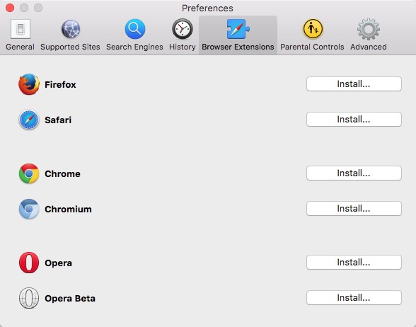 Downie -mte- Browser extension