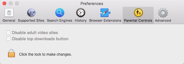 Downie -mte- parental controls