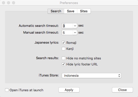 Singer Song Reader -mte- Preferences Search