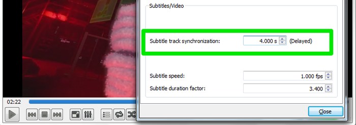 VLC-Subtitles-Adjust-Delay