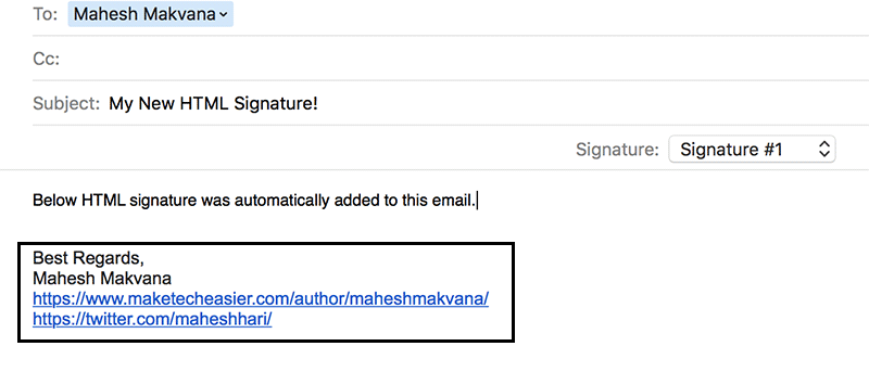 How to Create an HTML Signature in Mail for OS X