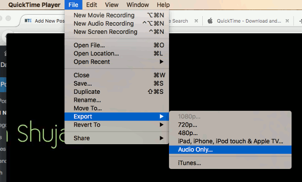 quicktime-export-audio