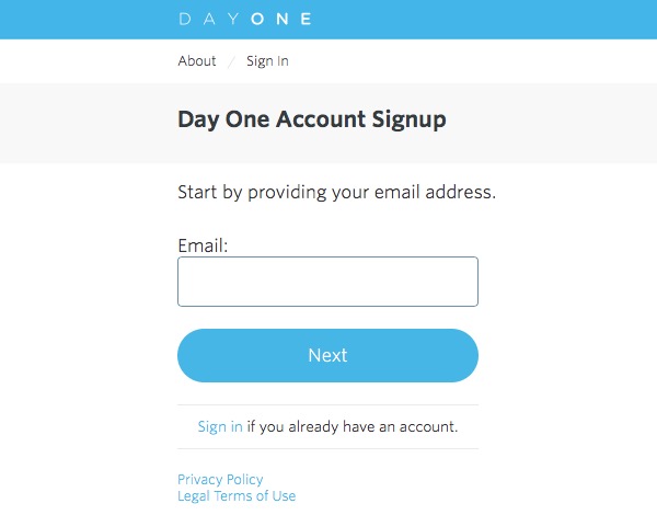 Day One -mte- Sign Up Day One -mte- Sign Up