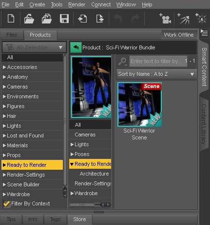 daz3d-basics-space-warrior-scene-load daz3d-basics-space-warrior-scene-load