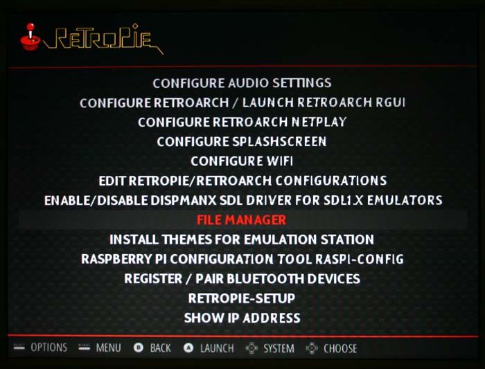 retropie-config-file-manager retropie-config-file-manager