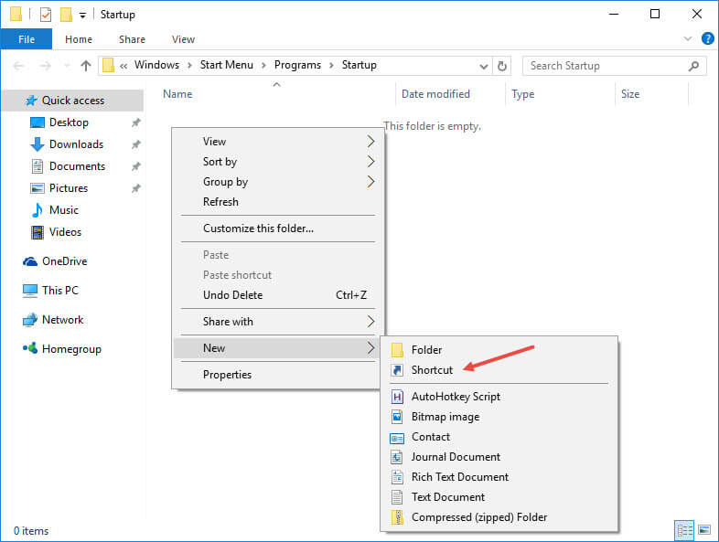 schedule-autohotkey-new-shortcut
