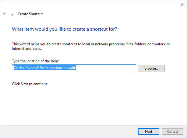 schedule-autohotkey-shortcut-location