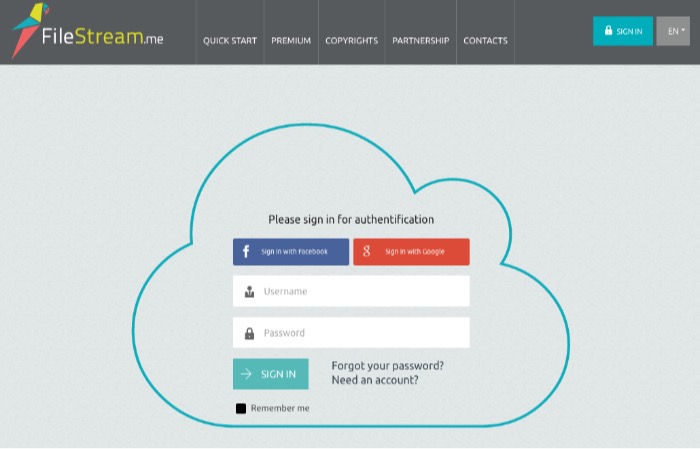 Filestream -mte- Login