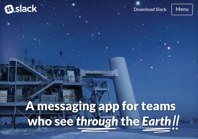 Slack-homepage