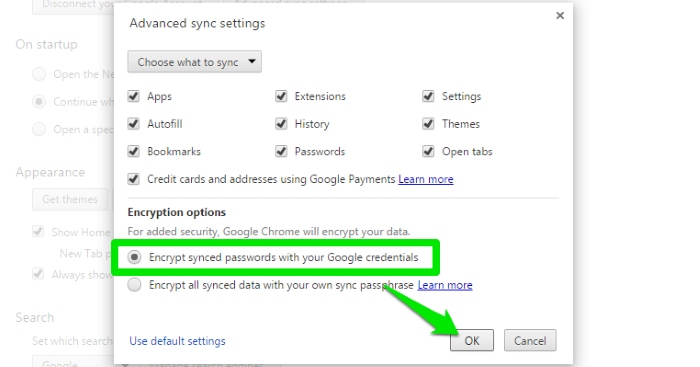Sync-Chrome-Data-Encrypt-passwords Sync-Chrome-Data-Encrypt-passwords