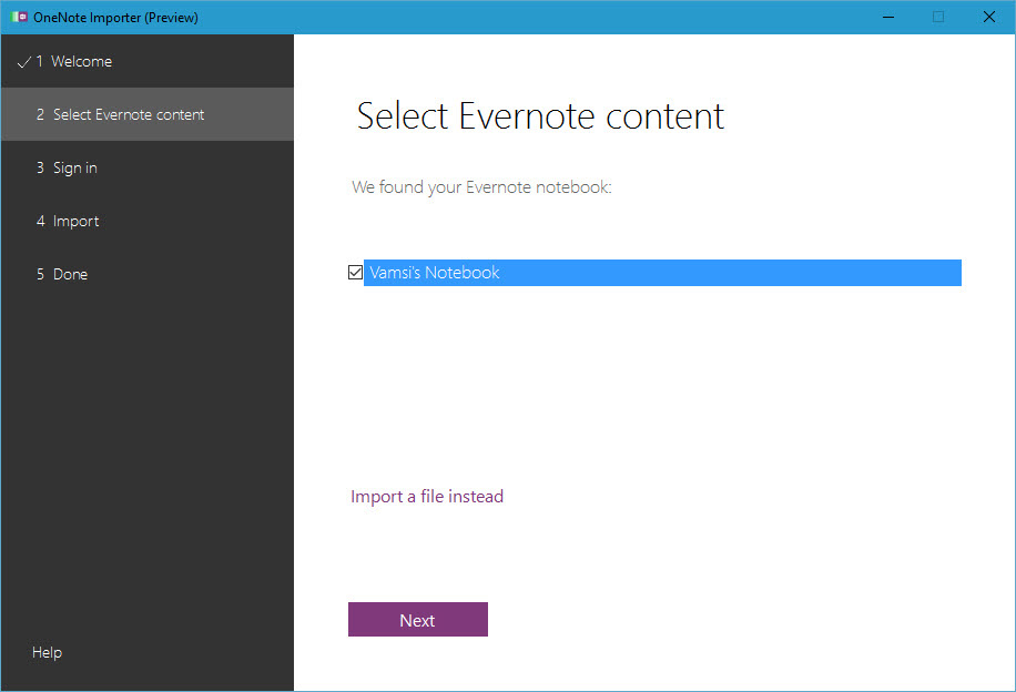 evernote-to-onenote-select-notes