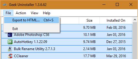 installed-software-list-export-as-html
