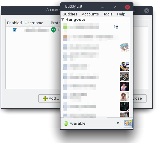 pidgin-hangouts-buddy-list