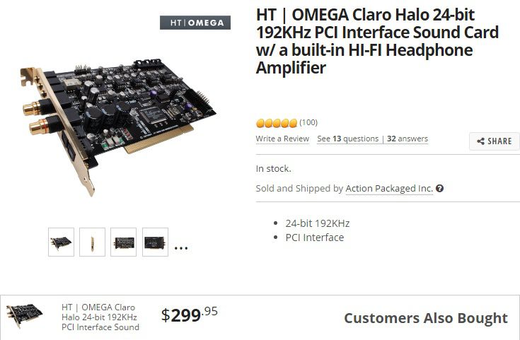 buying a sound card - do you need