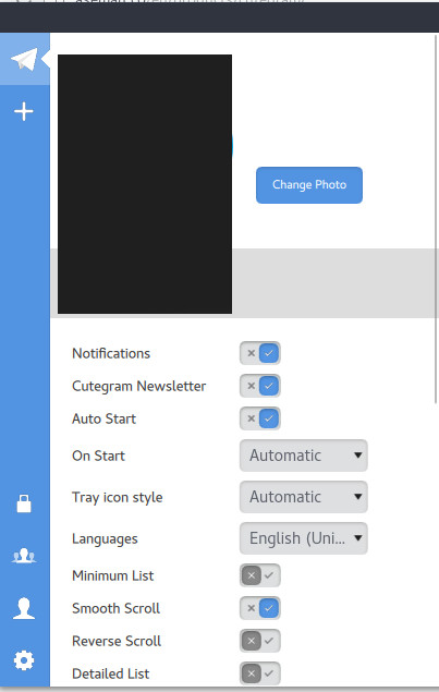 cutegram-settings-pane