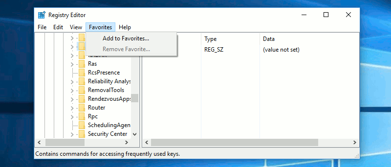 Bookmark Windows Registry Locations to Easily Access Them Later