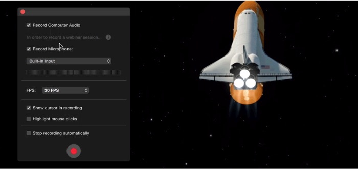 Capto -mte- full n region recording