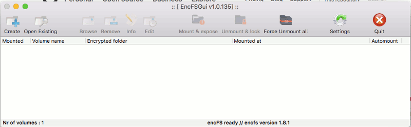 encfsgui-main-window