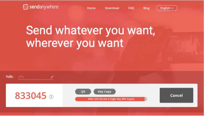 sendanywhere-mte-6-digit-key