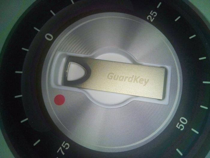 The GuardKey Dongle.