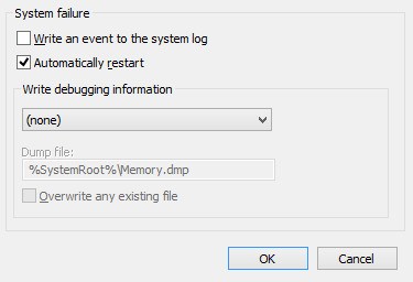 DiagnoseBSODs-SystemFailureOptions