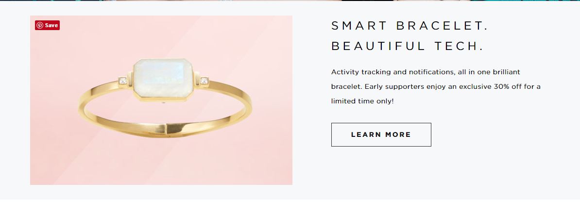 Fashionable wearable tech - Ringly notification ring