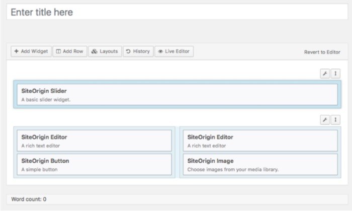 Landing PAge -mte- Widgets