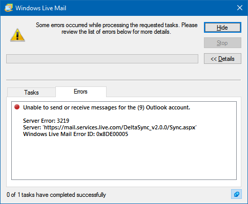 windows-live-mail-error-message windows-live-mail-error-message