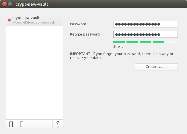 cryptomator-new-vault-create cryptomator-new-vault-create