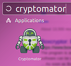 cryptomator-ubuntu-dash cryptomator-ubuntu-dash
