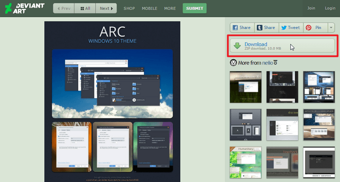 how-to-install-windows-10-themes-deviantart-download