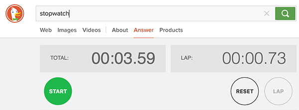 duckduckgo-stopwatch duckduckgo-stopwatch