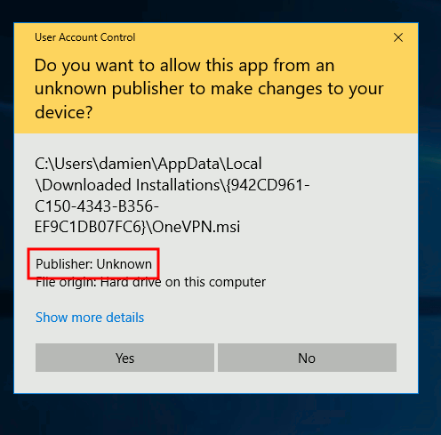 onevpn-windows-installer onevpn-windows-installer