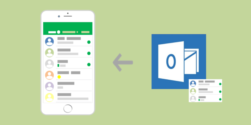How to Sync Your Outlook Contact Lists with iPhone Featured Image