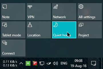 quiet hours win10 disable quiet hours quiet hours win10 disable quiet hours