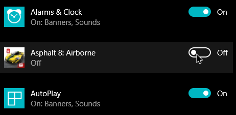 quiet hours win10 disable specific app notification quiet hours win10 disable specific app notification