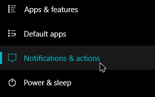 quiet hours win10 select notification and actions quiet hours win10 select notification and actions