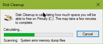 remove windows old folder scanning for files