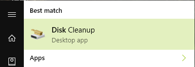 remove windows old folder select disk cleanup