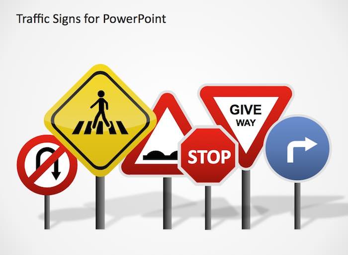 slidemodel-review-road-signs