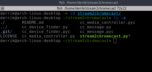 stream2chromecast-directory-listing