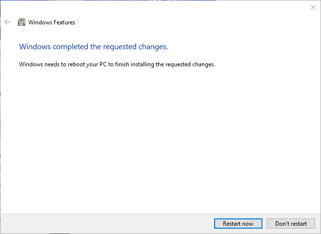 win10 hyper-v restart windows