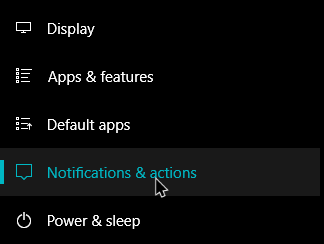 win10 notification priorities select notification and actions