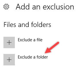 win10-windows-defender-click-exclude-folder win10-windows-defender-click-exclude-folder